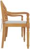 vidaXL Batavia-Bank mit Kissen 150 cm Massivholz Teak 319148 Bild 4