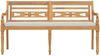 vidaXL Batavia-Bank mit Kissen 150 cm Massivholz Teak 319148 Bild 3