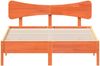 vidaXL Massivholzbett ohne Matratze Wachsbraun 135x190 cm Kiefernholz 3328249 Bild 4