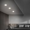 Briloner LED Deckenleuchte Flame Star silber Ø 15,7 cm mit Sternenhimmel Bild 3