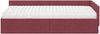 vidaXL Eckbettgestell mit Matratze Sonstiges 2 pcs Rot Stoff 3393592 Bild 5
