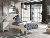Metallbett Kay 97x206x110 Einzelbett Metall Weiß matt Bild 4