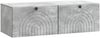vidaXL Wandmontierter TV-Schrank Betongrau 99 x 41 x 30 cm 898188 Bild 2