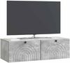 vidaXL Wandmontierter TV-Schrank Betongrau 99 x 41 x 30 cm 898188 Bild 3