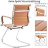 WAHSON OFFICE CHAIRS Bürostuhl 2 PU-Leder-Freischwinger Besucherstühle mit Chromgestell Bild 2