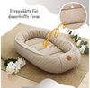 Totsy Baby Kuschelnest Nestchen Baby - Babynestchen Neugeborene Babynest für kinderbett Bild 4