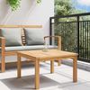 vidaXL Couchtisch Braun 60 x 60 x 36 cm Massivholz Teak 42002298 Bild 4