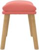 vidaXL Fußhocker Rosa 45 x 29,5 x 39 cm Samt [341439] Bild 4