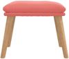 vidaXL Fußhocker Rosa 45 x 29,5 x 39 cm Samt [341439] Bild 3