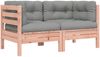 vidaXL Garten-Ecksofa mit Kissen 2 Stk. Massivholz Douglasie 838155 Bild 2