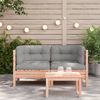 vidaXL Garten-Ecksofa mit Kissen 2 Stk. Massivholz Douglasie 838155 Bild 3