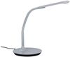 LED Schreibtischlampe POLO Grau dimmbar 41cm hoch mit Flexgelenk Bild 2