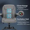 Ergonomischer Gaming Stuhl SGS Gas-Lift 150kg Grau Massage Bürostuhl Bild 4