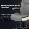 Ergonomischer Gaming Stuhl SGS Gas-Lift 150kg Grau Massage Bürostuhl Bild 5