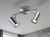 meineWunschleuchte 'Faina' Deckenstrahler, LED, 2 flammig, silber matt, 32,5x19 cm Bild 4