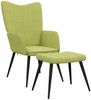 vidaXL Relaxsessel mit Hocker Grün Stoff [327957] Bild 2