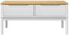 vidaXL Couchtisch FLORO Weiß 99x55,5x45 cm Massivholz Kiefer 374018 Bild 5