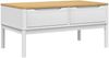 vidaXL Couchtisch FLORO Weiß 99x55,5x45 cm Massivholz Kiefer 374018 Bild 2
