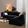 Bronx71 Ecksofa Memphis Samt schwarz rechts Bild 5
