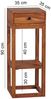 Wohnling 'PATAN' Beistelltisch, Holz Massiv Sheesam, 90 x 35 x 35 cm Bild 4