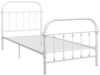 Bettgestell Weiß Metall 100 × 200 cm [284493] Bild 2
