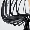 hofstein Tischleuchte moderne Tischlampe aus Metall in Schwarz, ohne Leuchtmittel, Nachttischlampe An-/Ausschalter, Lichteffekt, 1xE27, ohne Leuchtmittel Bild 3