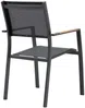 Vente-unique - MACILA Garden dining set Metall Grau - B 60 cm x H 89 cm x L 57 cm Bild 5