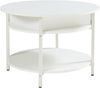 Couchtisch Kandas mit Hebeplatte 70x49 cm Weiß [en. casa] Bild 2