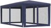 vidaXL Partyzelt mit 6 Mesh-Seitenwänden Blau 3x6 m HDPE 319237 Bild 5