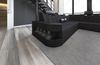 Stoff Wohnlandschaft Wave XL Materialmix - Mikrofaserstoff - Schwarz-Schwarz - Links Bild 5