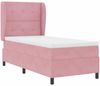 vidaXL Boxspringbett mit Matratze mit Kopfteil Rosa 200 x 80 cm Samt 3340903 Bild 5