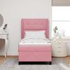 vidaXL Boxspringbett mit Matratze mit Kopfteil Rosa 200 x 80 cm Samt 3340903 Bild 3