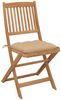 vidaXL Klappbare Gartenstühle 6 Stk. mit Kissen Massivholz Akazie 3075012 Bild 3
