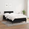 vidaXL Boxspringbett mit Matratze Schwarz 120x190 cm Stoff 3269718 Bild 3