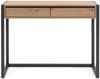 Homestyle4u Konsolentisch, Spanplatte natur / schwarz, 100 x 75 x 35 cm Bild 5