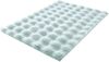 Kleine Wolke Badematte Cloud, Badvorleger, Badezimmer Teppich, Höhe 28 mm, rutschhemmend beschichtet, fußbodenheizungsgeeignet, Polyester, rechteckig, Badteppich, Uni Farben, Hoch-Tief Effekt, besonders weich Bild 3