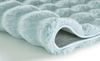 Kleine Wolke Badematte Cloud, Badvorleger, Badezimmer Teppich, Höhe 28 mm, rutschhemmend beschichtet, fußbodenheizungsgeeignet, Polyester, rechteckig, Badteppich, Uni Farben, Hoch-Tief Effekt, besonders weich Bild 4