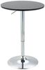 HOMCOM Bartisch höhenverstellbarer Bistrotisch (Bistrotisch, 1-St, Drehtisch), Schwarz Ø61 x 70-90H cm Bild 5