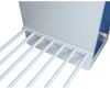Schließfachgarderobe Wertfachschrank Fächerschrank Spind Umkleideschrank rechts inkl. Garderobe 5 Fächer-Spint Grau/Blau 525511 Bild 4