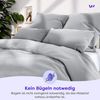 Wolkenfeld Kissenbezug Mikrofaser Kissenbezug - Allergiker Kopfkissenbezug - unfassbar weich, (1 Stück), Größe 80x80, 40x80 und 70x90 cm, versteckter Reißverschluss Bild 4