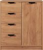 Kommode Varkaus 90x80x40 cm Eichenoptik [en. casa] Bild 4