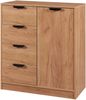 Kommode Varkaus 90x80x40 cm Eichenoptik [en. casa] Bild 2