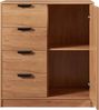 Kommode Varkaus 90x80x40 cm Eichenoptik [en. casa] Bild 5