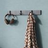 Mai & Mai Wandgarderobe Wandhaken Garderobenleiste Garderobenhaken mit 4/6 klappbaren Haken, Faltmechanik und Anti-Rutsch-Textur Bild 3