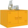 vidaXL Couchtisch Senfgelb 67x50x44 cm Stahl 841730 Bild 4
