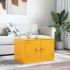 vidaXL Couchtisch Senfgelb 67x50x44 cm Stahl 841730 Bild 3