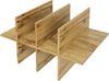 Ausziehbarer Bartisch/Esstisch H 105 x T 39 x B 138–220 cm, Holzoptik, MDF & Metall mit Stauraum，natürlich und Schwarz Bild 5