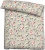 Traumhaft schlafen - Castell - Markenbettwäsche Polycotton Biber 0351106 BLÜMCHEN, grau, 1x 155x220 cm + 1x 80x80 cm Bild 2