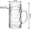 Van Well München Bierkrug 0,5 l geeicht 2er Set Bild 2