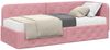 vidaXL Eckbettgestell Rosa 80 x 200 cm Samt 3394065 Bild 3
